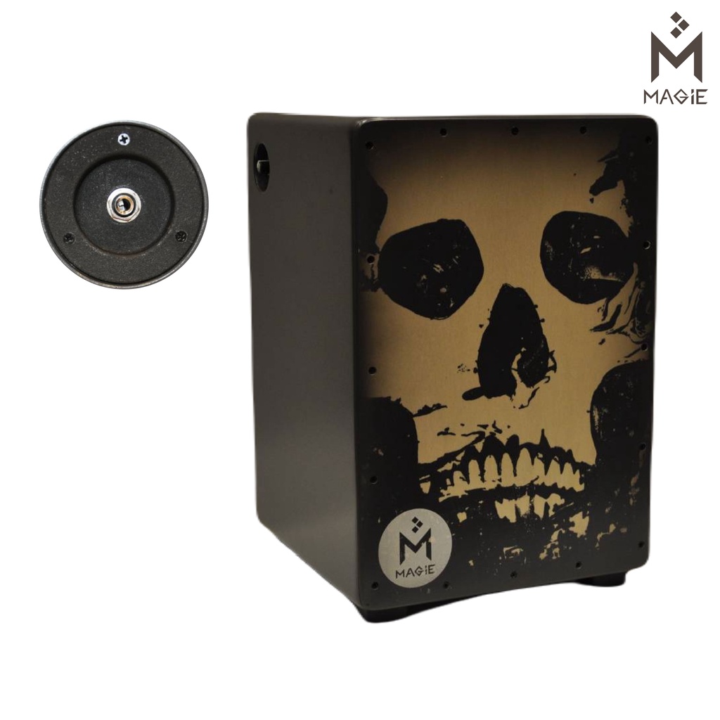 กลองไฟฟ้า Magie Cajon Drum รุ่น PMC 80 กลองคาฮองไฟฟ้า ภาคไฟฟ้าต่อแอมป์ คาฮองมากี เครื่องดนตรี เครื่อ