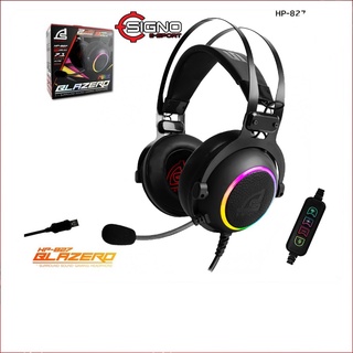 SIGNO หูฟังเกมมิ่ง รุ่น HP-827 BLAZERO 7.1 Surround Sound Gaming Headphone