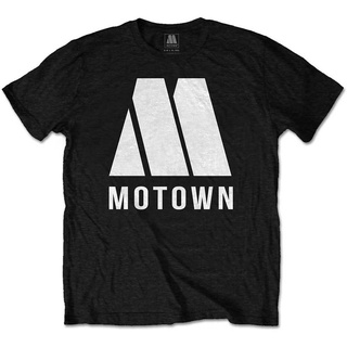 เสื้อผ้าผชเสื้อยืด พิมพ์ลายโลโก้ Motown Unisex: MS-5XL