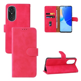 เคสโทรศัพท์หนัง PU TPU นิ่ม ฝาพับแม่เหล็ก พร้อมช่องใส่บัตร หรูหรา สําหรับ Huawei Nova 9 SE Nova9 SE