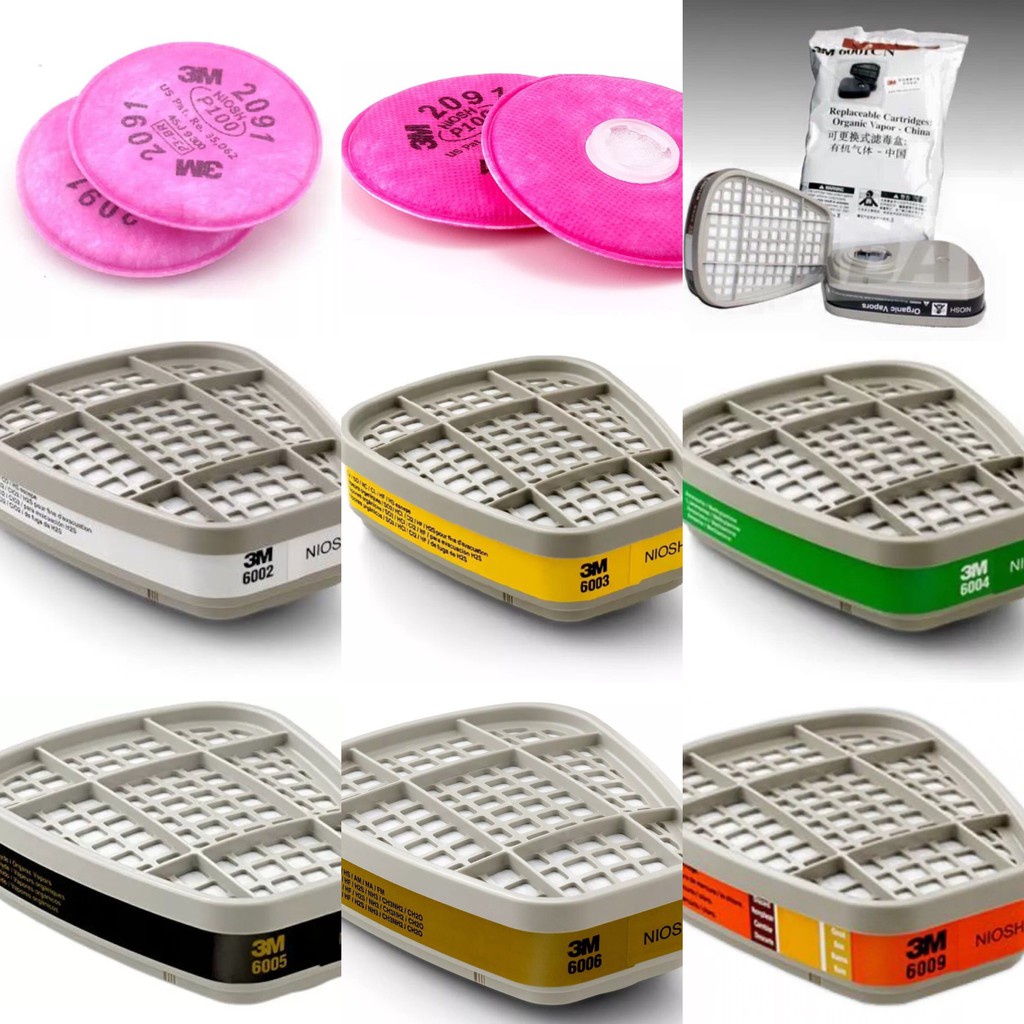 ▥✔3M-6502QL Rugged Comfort หน้ากากครึ่งหน