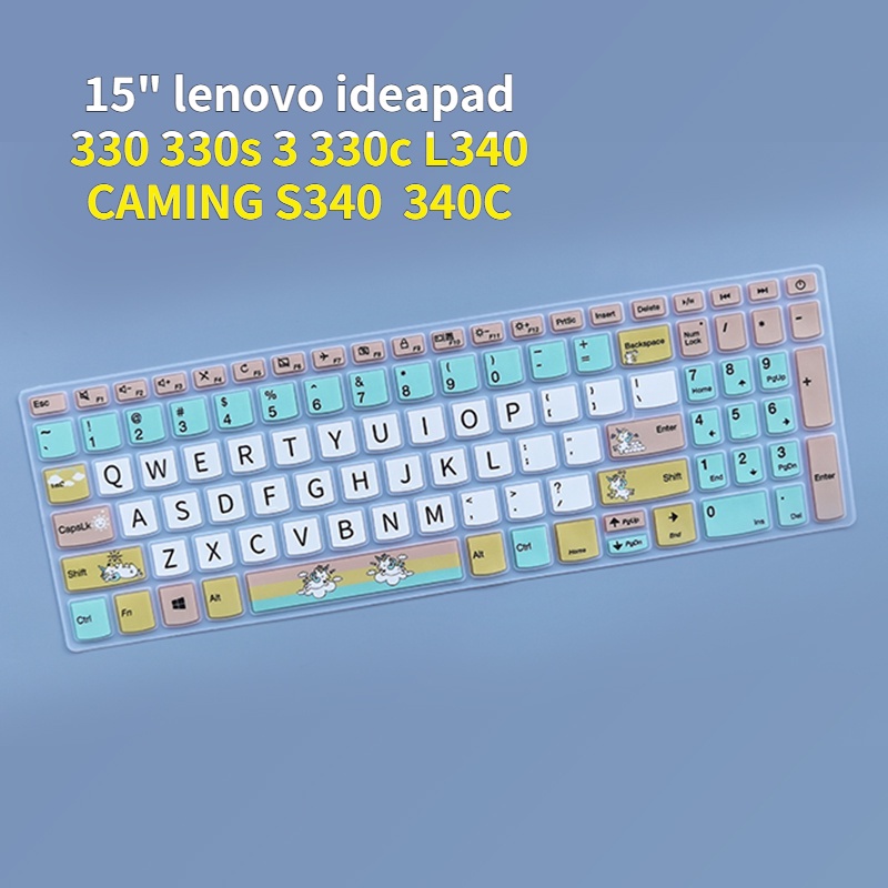 Redy เคสคีย์บอร์ด แบบนิ่ม สําหรับ Lenovo ideapad 330 330s 3 L340 Gaming 15 นิ้ว v330 15.6 นิ้ว ideapad 310-15 V730-15 7000-15 v330-15 ideapad 320-15 s340-15IIL E5-IML E5-IIL ideapad 15s s340 340C 330C 15 นิ้ว ซิลิโคน TPU ป้องกันคีย์บอร์ด