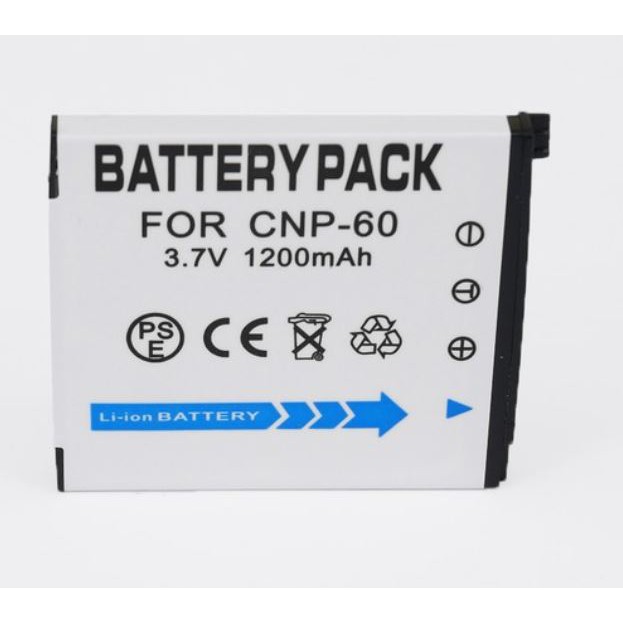 แบตกล้องคารซิโอรุ่น CASIO CNP-60 สำหรับ CASIO Z80 S10 Z9 EX-S10BE EX-Z20 Z9 S10(white)