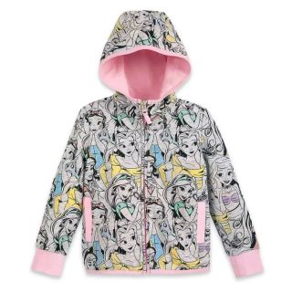 Disney store Disney Princess Zip-Up Hoodie for Kids