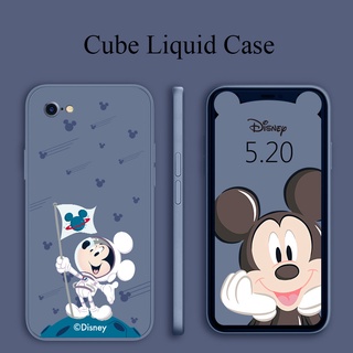 เคสท่องอวกาศมือถือ Liquid Silicone Case For iPhone 6 6S 6SPlus 6Plus Plus Camera Protective Soft Phone Back Cover