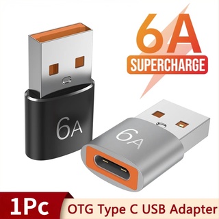 6a Type C ตัวเมีย เป็น USB 3.0 ตัวผู้ OTG อะแดปเตอร์แปลงสายเคเบิล ชาร์จเร็ว เชื่อมต่อ สําหรับโทรศัพท์มือถือ อุปกรณ์เสริม