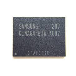 ไอซี Flash Memory eMMC NAND สำหรับ Samsung Galaxy Note 10.1 N8000 ไอซีโปรแกรมแล้ว KLMAG4FEJA-A002 16GB
