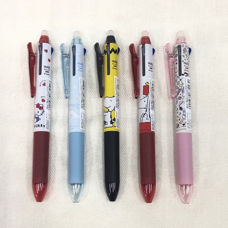 ปากกา Frixion ลบได้ 3 สี ~ Sanrio และ Snoopy