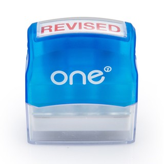 ตรายางหมึกในตัว REVISED ONE/Self-inking rubber stamp, REVISED ONE