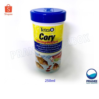 อาหารปลา Tetra Cory shrimp wafers 250 ml.