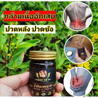 1ขวด​ น้ำมันนวดพญาดำ​ พญาดำ​ แก้ปวดหลัง​ แก้ปวดเอว เส้นยึด​