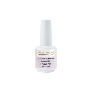 โปรโมชั่น : ใหม่ สีทาเล็บเจล สีเจลลูกแก้ว สีเจล Moonstone ตัวทำ Effect Misscheering 15ml