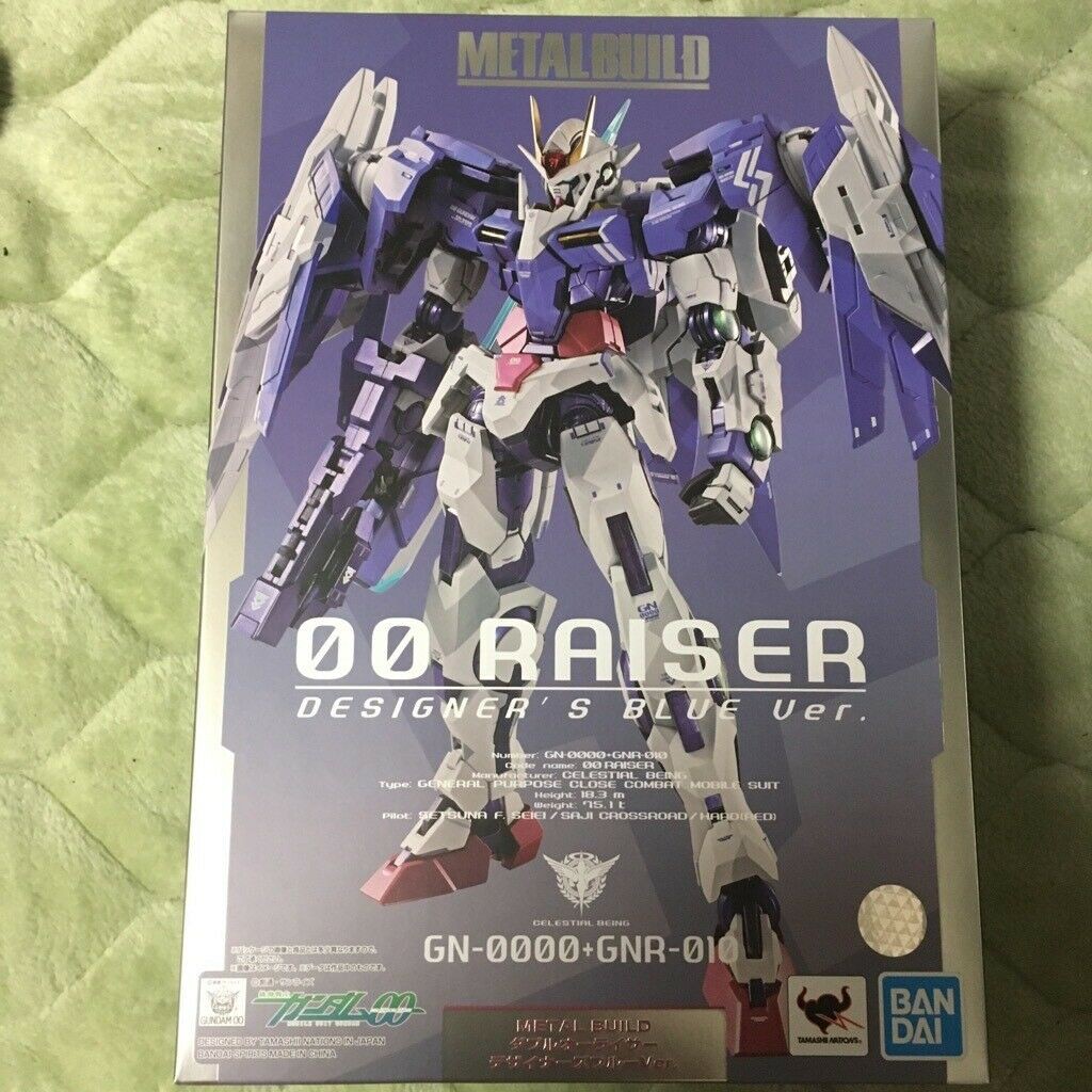 กันดั้ม กันพลา 1/60 Bandai Tamashii Nation 2019 Metal Build Gundam OO Raiser Designer's Blue JPโลหะ **โปรดสอบถามก่อนซื้อ