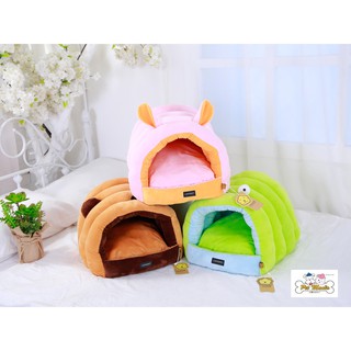 C.C. Pets บ้านสัตว์เลี้ยงแฟนซีแบบนุ่ม ขนาด 45x39x35 cm