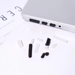 จุกปิดปลั๊กซิลิโคนกันฝุ่นพอร์ตชาร์จ For Macbook Air 13.6 15.3 Pro14 16 M1 M2 M3 M4 M5 2021-2026 Silicone Anti DustPlug