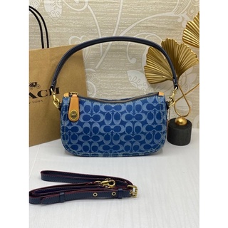 Coach  Swinger In Signature Denim CA103