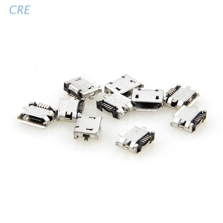 Cre ซ็อกเก็ตชาร์จ Micro USB MK5P 5pin ตัวเมีย 10 ชิ้น