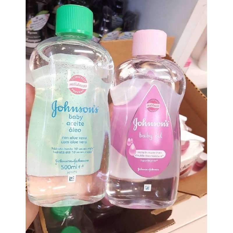 Johnson 's baby oil ขนาด 500 ml.