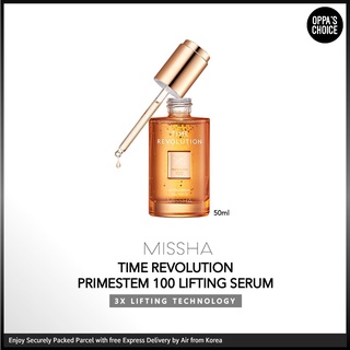 [ใหม่/พร้อมส่ง 🇰🇷 TIME REVOLUTION MISSHA PRIMESTEM 100 LIFTING SERUM 50ml