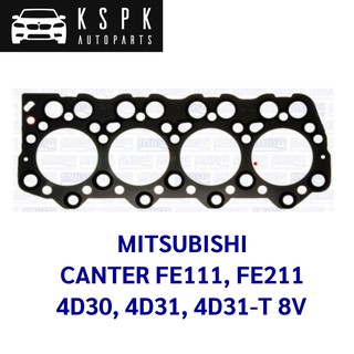 ประเก็นฝาสูบ MITSUBISHI CANTER FE111, FE211 4D30, 4D31, 4D31-T 8V