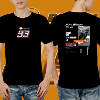 แขนสั้นcrew neckMotogp MARC MARQUEZ เสื้อยืด สีดํา สีขาว คุณภาพพรีเมี่ยม DISTRO S-XXXXL