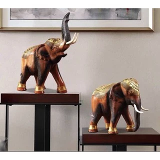 ช้างไม้ชูงวงช้างมงคล🐘🐘