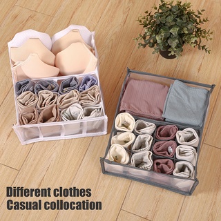 Underwear Foldable Storage Box Washable Ribbon Nylon Socks Storage Box