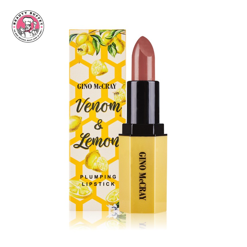 GINO MCCRAY VENOM & LEMON PLUMPING LIPSTICK จีโน่ แม็คเครย์ เวนอม แอนด์ เลมอน พลัมปิ้ง ลิปสติก (3.5