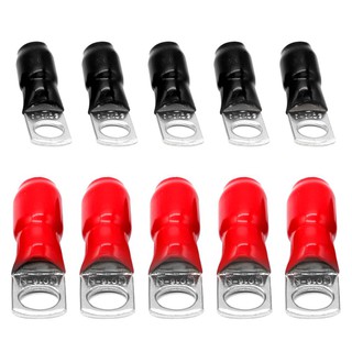 💕10pcs Car Audio Power Ground Wire Ring Terminals 6 AWG Gauge M8 Connectors