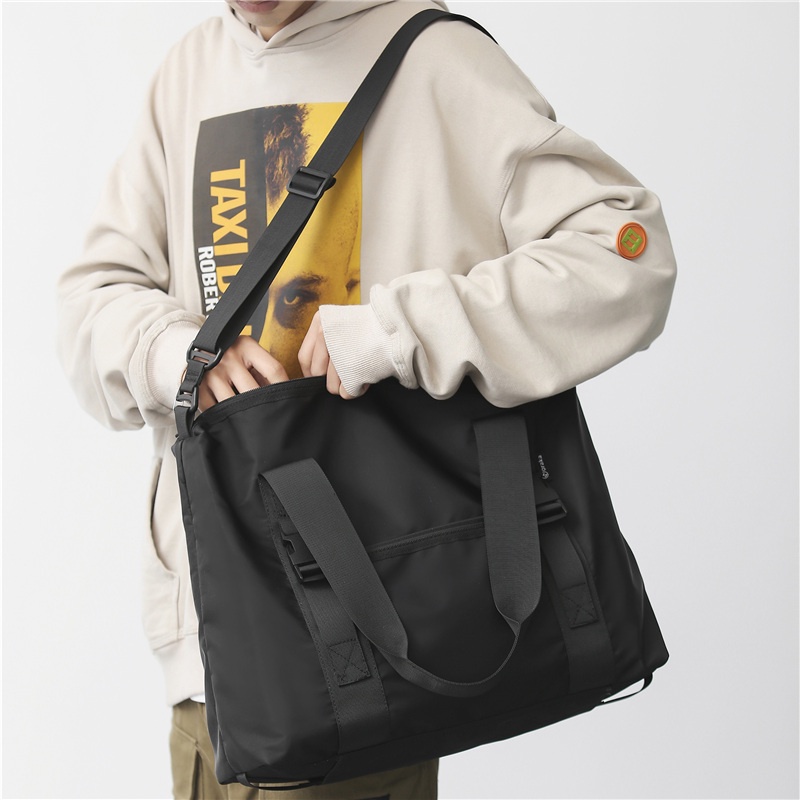 Ready Stock Big Size Large Capacity Fashion Nylon Men Messenger Bag Crossbody Bag