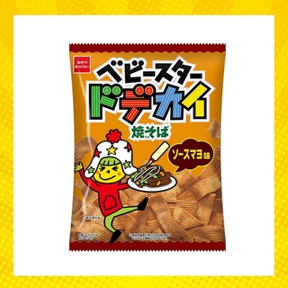 ขนมแผ่นอบกรอบ รสซอสมาโยOyatsu Company Baby Star Dodekai Yakisoba Sauce Mayo Flavor 67g