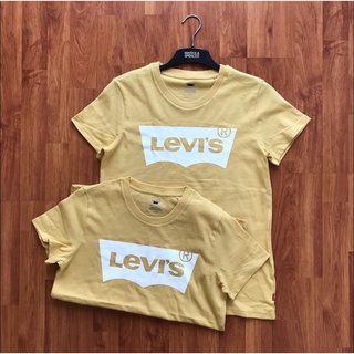 ⏸LEVIS WOMENS CLASSIC LOGO PERFECT TEE SHIRT เสื้อยืดคอกมแขนสั้น