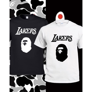 bapex lakersเสื้ออาบน้ําเสื้อ ape/lakers/nba/บาสเกตบอล dvz