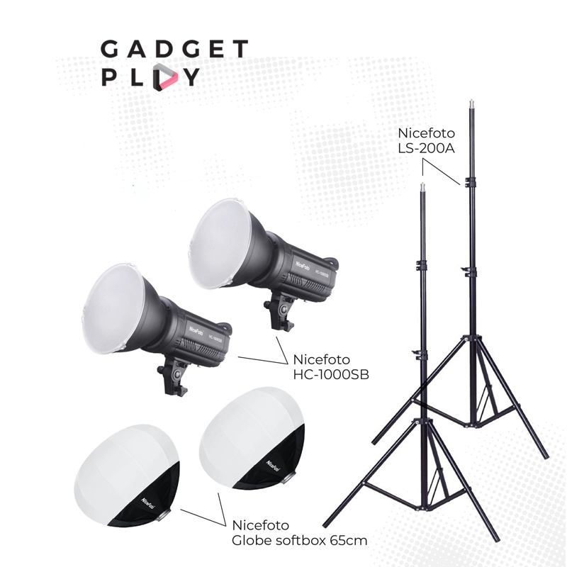 [กรุงเทพฯ ด่วน 1 ชั่วโมง] NiceFoto Home Studio Set III, NiceFoto Beauty Set II