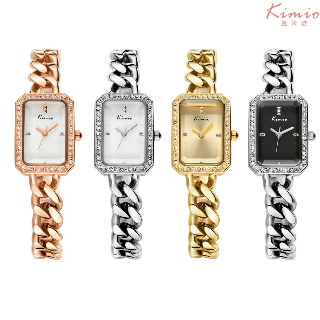 Kimio นาฬิกาข้อมือผู้หญิง สายสแตนเลส รุ่น KW6029 มี 4 สี