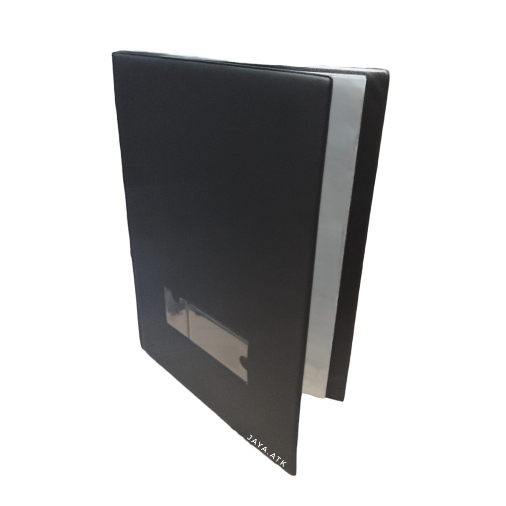 CLEAR DOCUMENT MAP HOLDER พลาสติก FOLIO F4 20 LBR DIPAN ฝาครอบหนังสีดํา THICK GOOD TOYO FL-20