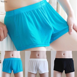 STYLEF-~Mens Underwear Loose Breathable Boxer Sexy Mesh Transparent See Through Brief-【STYLEF-Fashion】