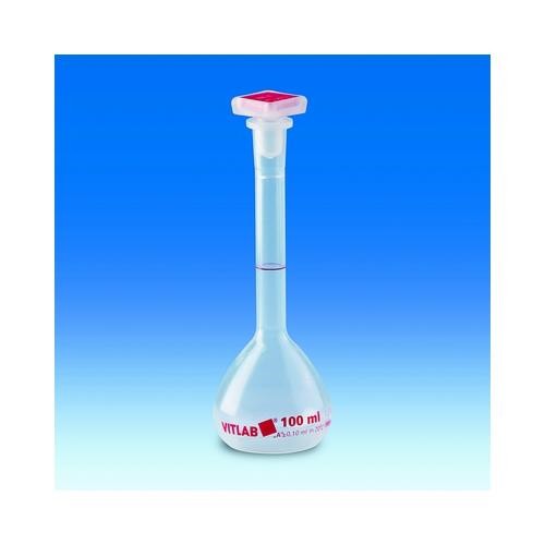 Volumetric Flask 100ml Class A PMP VITLAB