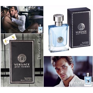 Versace Pour Homme​ EDT กลิ่นหอมสดชื่น มอบความรู้สึกสะอาดและเบาสบาย ขนาด 100 ml.