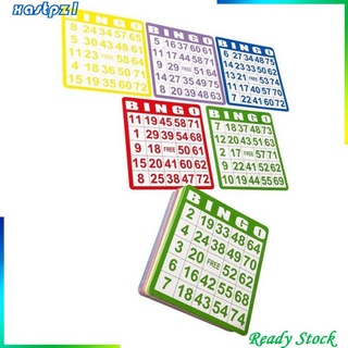 การ์ดเกม Bingo Paper Bingo 5 สี 100 ชิ้น