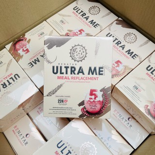 Renatar Ultra Me เรนาต้า อัลตร้ามี ผลิตภัณฑ์อาหาร​เสริม​ควบคุม​และ​ลด​น้ำหนัก ทดแทนมื้ออาหาร [1กล่อง​ 30ซอง]​