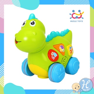 Huile Toy (Hola) แบรนด์แท้ รถไดโนเสาร์อัจฉริยะ สอนภาษา Baby Dino Huile ของเล่นไดโนเสาร์ เสริมสร้างสติปัญญา