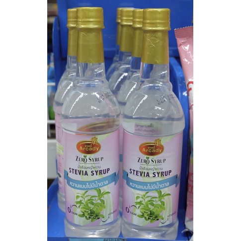 น้ำเชื่อมหญ้าหวาน (ตราอาเคดี้) Stevia Syrup 730 ml . ไม่มีน้ำตาล 0 แคล
