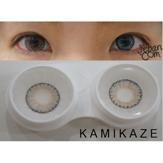 💖 Kitty kawaii Kamikaze brown gray Contactlens บิ๊กอาย คอนแทคเลนส์ ราคาถูก แถมตลับฟรี