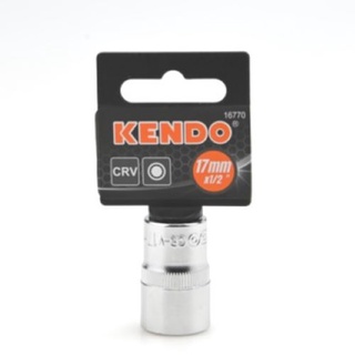 KENDO 16770 ลูกบ๊อกซ์ รู 1/2"-12P-17mm.