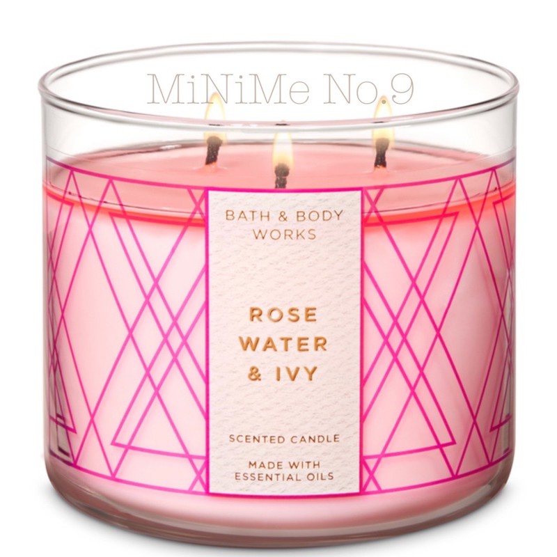 bath and body works rose water and ivy candle review