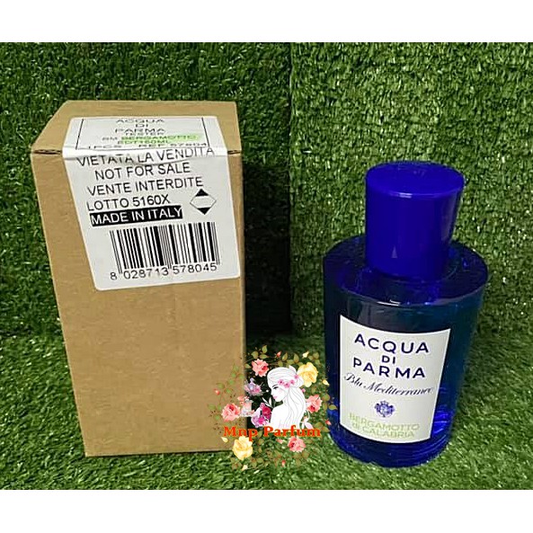 Acqua Di Parma Blu Mediterraneo Bergamotto Di Calabria For Women And Men Edt 150 Ml Tester Box ขนาดใหญ ส ด ค ณภาพส ง