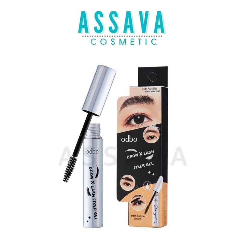 ♦️ส่งด่วนมาสคาร่าคิ้ว | ถูก | ของแท้ ♦️มาสคาร่าคิ้ว ที่ปัดคิ้วและขนตา รหัส OD934 odbo BROW X LASH FI