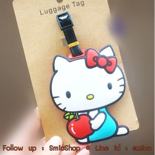 Luggage Tag - Kitty Apple