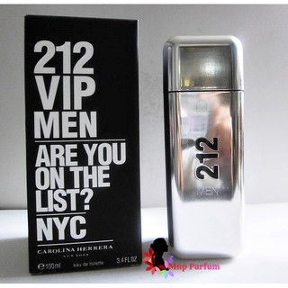 Carolina Herrera 212 Vip Men Edt 100 ml. ( กล่องขาย ไม่ซีล )